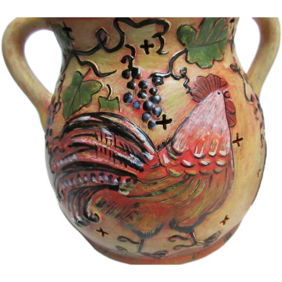 Lang Candles Primitive Rooster Electric Bean Pot Melting Pot Susan Winger + Melt - Picture 3 of 13